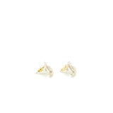 Chanel CC logo with mini pearl earrings L