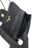Chanel 2021 flap Coin Purse with Chain black