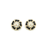 Chanel Round Pearl Earrings L