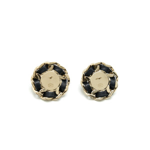 Chanel Round Pearl Earrings L