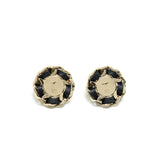 Chanel Round Pearl Earrings L