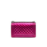 Chanel Medium Leboy Bag Metallic Pink