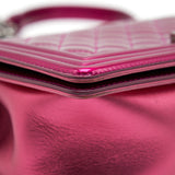 Chanel Medium Leboy Bag Metallic Pink