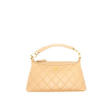 Chanel vintage Quilted beige Shoulder Bag
