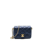 Chanel 21K My Perfect Mini Flap Bag Caviar Black