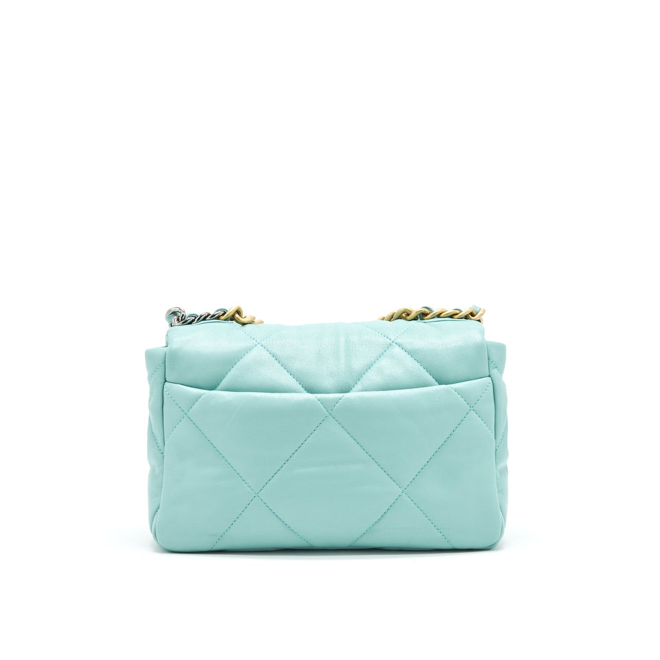 Chanel SMALL 19 BAG ICE BLUE