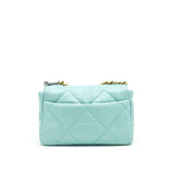 Chanel SMALL 19 BAG ICE BLUE