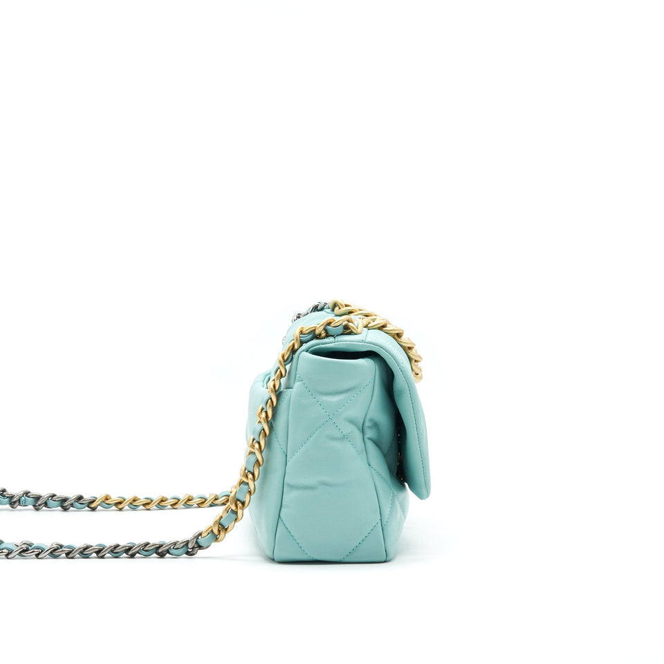 Chanel SMALL 19 BAG ICE BLUE