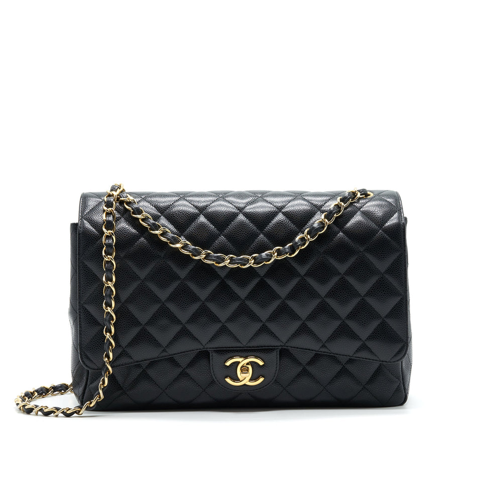 Chanel CAVIAR MAXI IN BLACK
