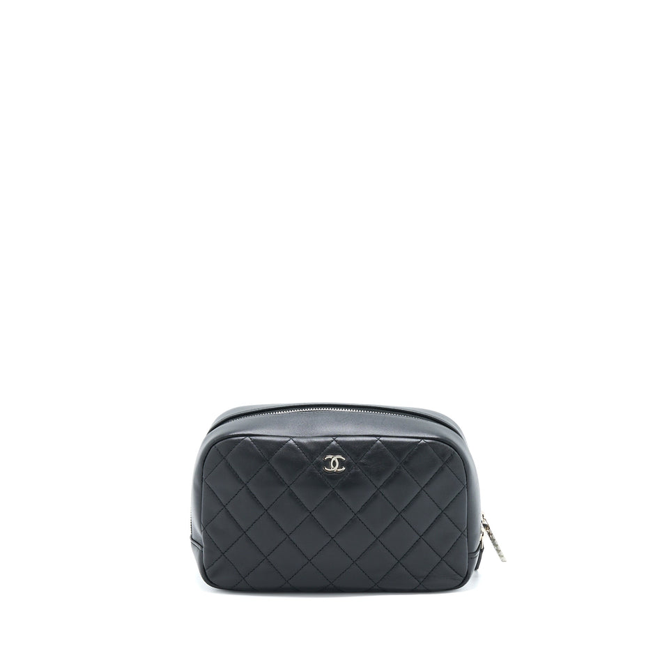 Chanel Camera Clutch Lambskin Black