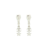 Chanel CC Logo Star Drop Earrings