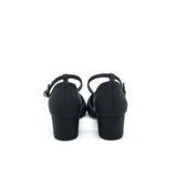 Chanel Size 38 Black Low Heel Pumps