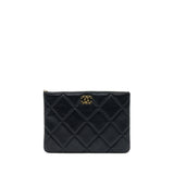Chanel 19 Clutch Lambskin Black