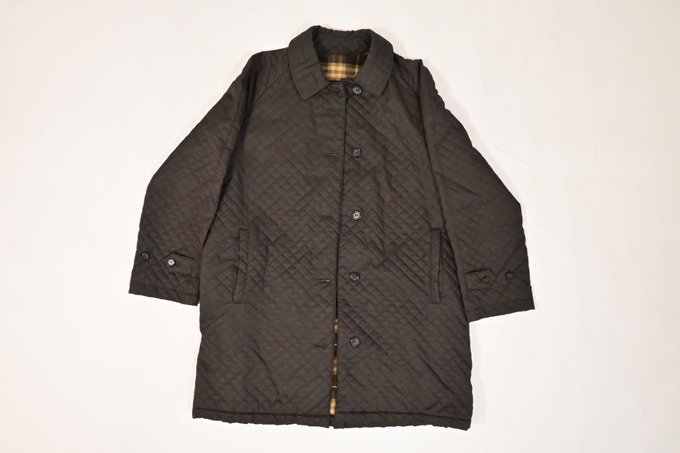 Burberry Jacket in Brown Quilted Nylon