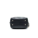 Chanel Black Lambskin Bowling Bag