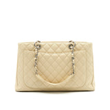 Chanel GRANT SHOPPING TOTE BAG XL GST CREAM CAVIAR