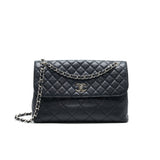 Chanel Flap Bag With Chain Large Black