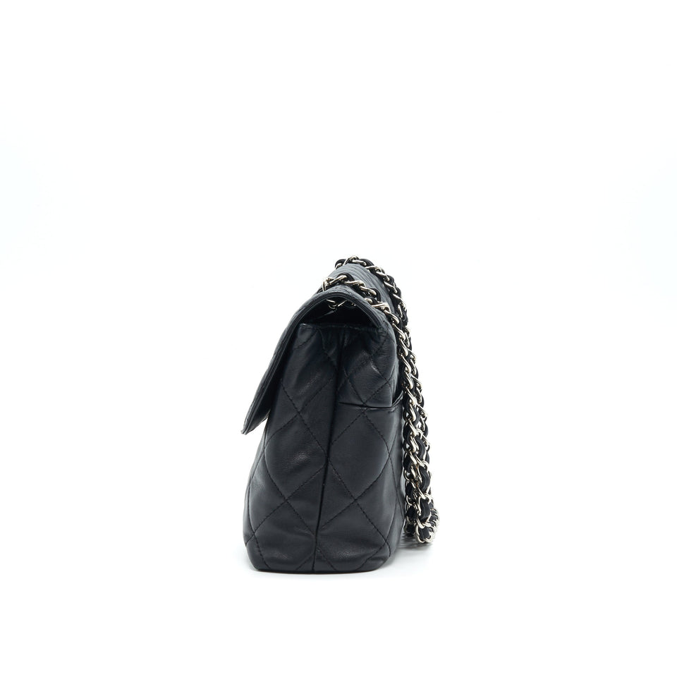 Chanel Flap Bag With Chain Large Black