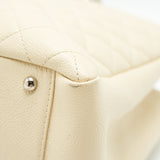 Chanel GRANT SHOPPING TOTE BAG XL GST CREAM CAVIAR