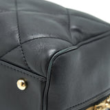 Chanel Black Lambskin Bowling Bag