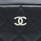 Chanel Camera Clutch Lambskin Black