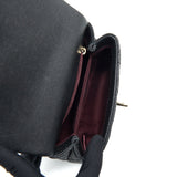 Chanel Coco Handle Extra Mini Black Embossed Handle L