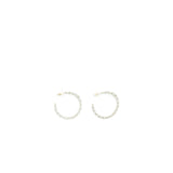 Chanel Round CC Earrings Crystal