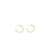 Chanel Round CC Black Earrings With Pearl