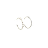 Chanel Round CC Earrings Crystal