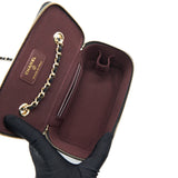 Chanel Caviar Small Long Vanity With Chain Black L
