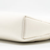 Chanel Mini 31 Clutch with Chain Shiny Calfskin White L (Microchip)