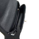Chanel MINI COCO HANDLE CAVIAR LEATHER WITH PYTHON HANDLE BLACK