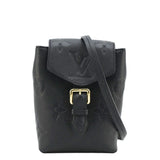 Louis Vuitton Tiny Monogram Empreinte Leather Backpack Black