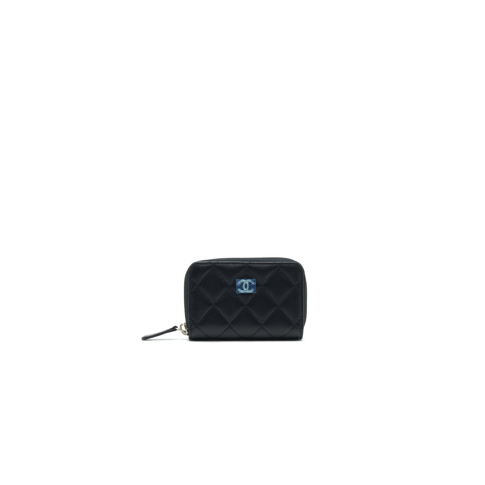 Chanel Classic Zipped Coin Purse black  Lambskin