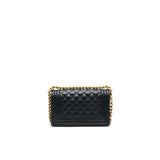 Chanel SMALL BOY BAG CAVIAR LEATHER  BLACK