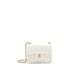 Chanel 2021 Square Flap Cross body White  serial 31