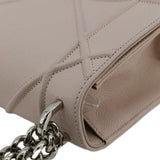 Christian Dior Diaroma Flap Grained Calfskin Leather Crossbody Bag Light Pink