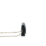 Chanel 21A Coco letter Wallet on Chain Black Caviar