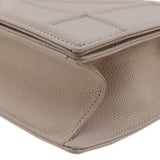 Christian Dior Diaroma Flap Grained Calfskin Leather Crossbody Bag Light Pink