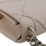 Christian Dior Diaroma Flap Grained Calfskin Leather Crossbody Bag Light Pink