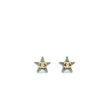 Chanel Crystal CC Star Earrings