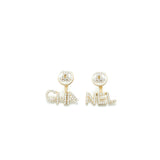 Chanel Pearl Crystal CC Drop Earrings