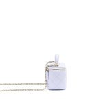 Chanel 21K Mini Top Handle Vanity With Chain Light Purple L