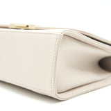 Chanel Calfskin Quilted Flap Bag Beigh L