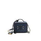 Chanel VANITY CASE IN SMALL NAVY
