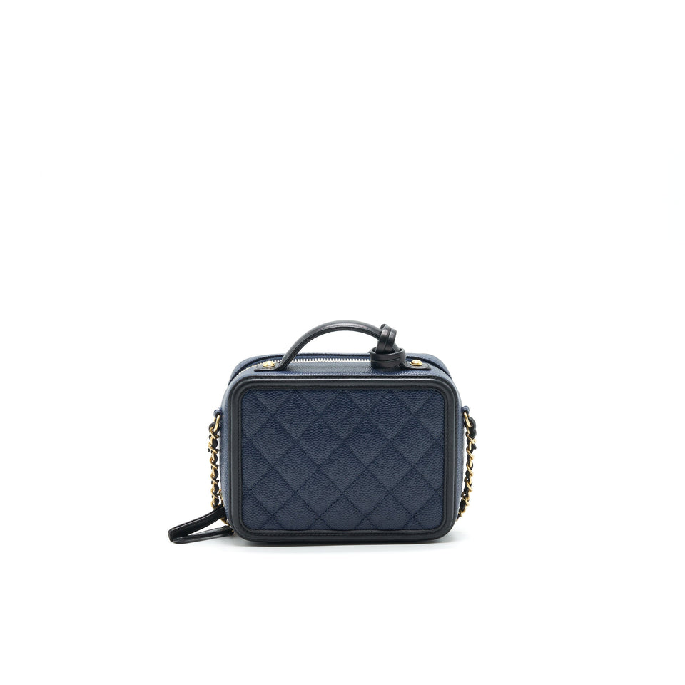 Chanel VANITY CASE IN SMALL NAVY