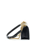 Chanel TWEED MEDIUM LE BOY CHEVRON BLACK AND WHITE
