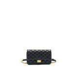 Chanel 2.55 Waist Bag in black