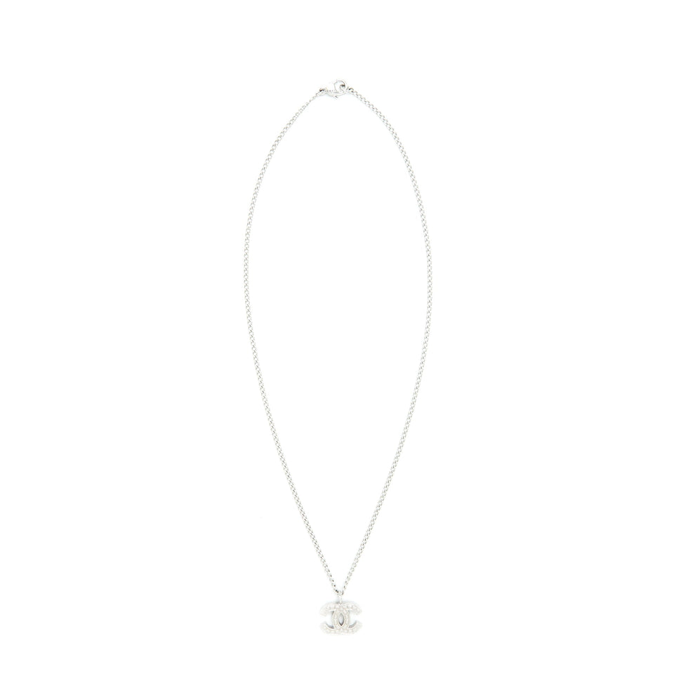 Chanel CC Logo Necklace/Earrings (Sell In A Set)