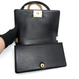 Chanel TWEED MEDIUM LE BOY CHEVRON BLACK AND WHITE